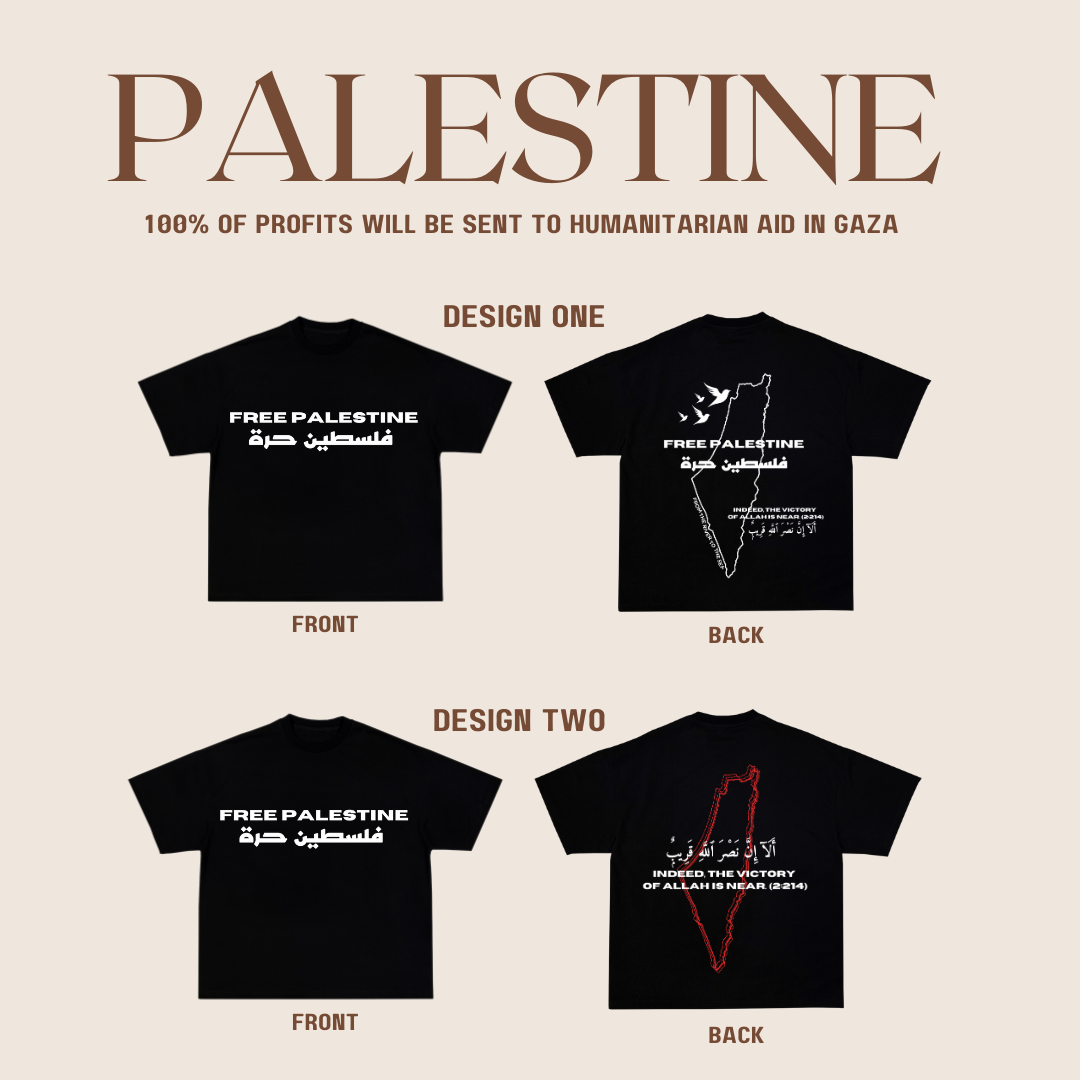 FREE PALESTINE SHIRT - RED